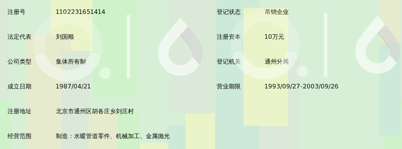 北京市华都水暖器材厂